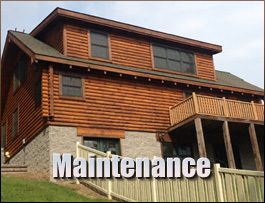  Dillwyn, Virginia Log Home Maintenance